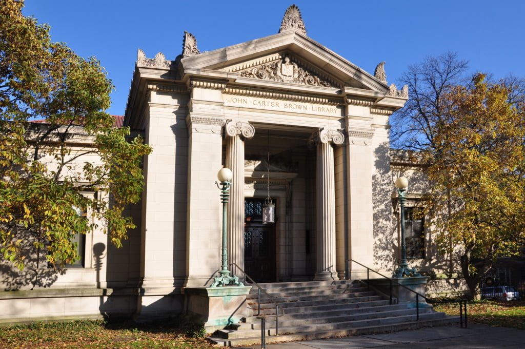 Visiting the John Carter Brown Library at Brown University in 1989