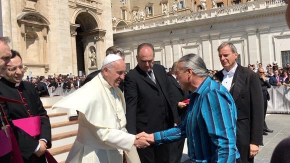 Face to Face with Pope Francis to Get the Inter Caetera Papal Bull Revoked